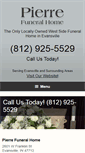 Mobile Screenshot of pierrefunerals.com